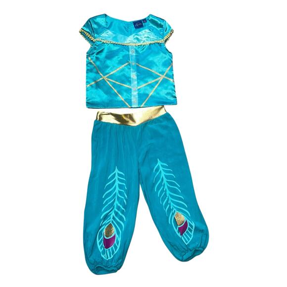 Disney Princess Jasmine Costume Aladdin Toddler girl Size 5T dress up cosplay - Picture 5 of 9